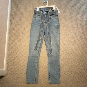 Ultra High Rise Super Skinny Ankle Jeans